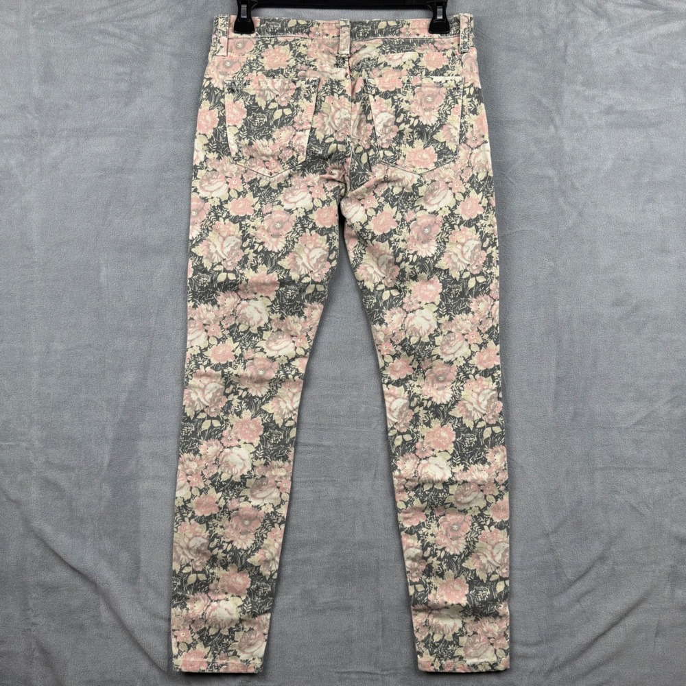 Current Elliott Floral Print Jeans Size‎ 25 Stiletto Phoenix Skinny Denim - Picture 9 of 9